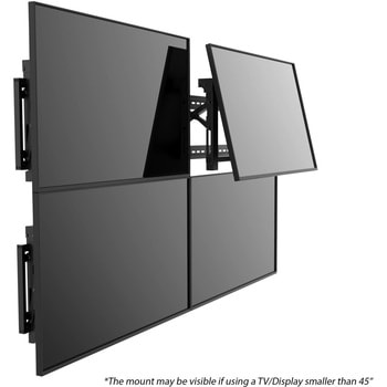 テレビ壁掛け金具/45-70インチ/耐荷重70 kg/VESA対応/ポップアウト式/施錠可能/多角度微調整機能/薄型液晶テレビ ディスプレイ 壁掛け金具 StarTech.com