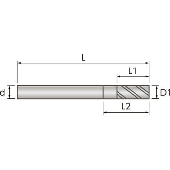 ゴールドエンドミル SPGFR4-5-0．5R 日進