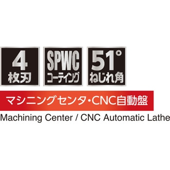 ショートエンドミル SPHFS4-10-10 日進