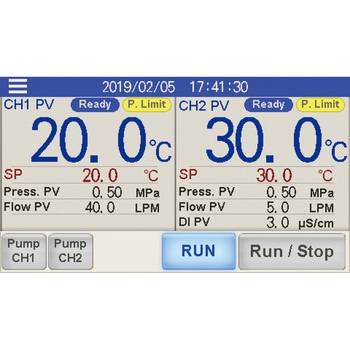 低GWP冷媒対応サーモチラー レーザ用デュアルタイプ HRLF Series SMC