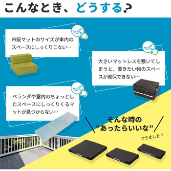 車中泊組み合わせマット セルタン