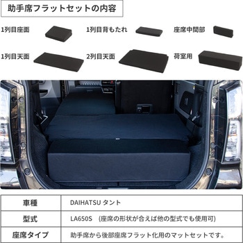 車中泊座席シートフラットマット - セルタン