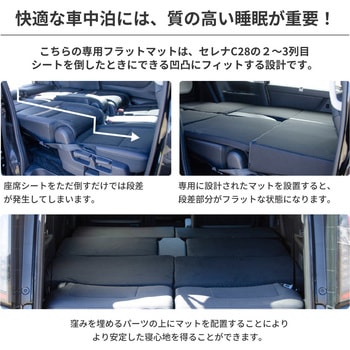 車中泊座席シートフラットマット セルタン