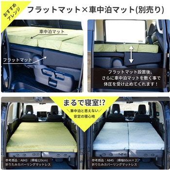 車中泊座席シートフラットマット セルタン