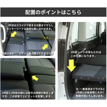 車中泊座席シートフラットマット セルタン