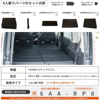 車中泊座席シートフラットマット セルタン