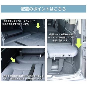 車中泊座席シートフラットマット セルタン