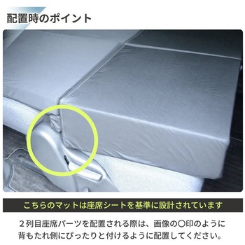 車中泊座席シートフラットマット セルタン