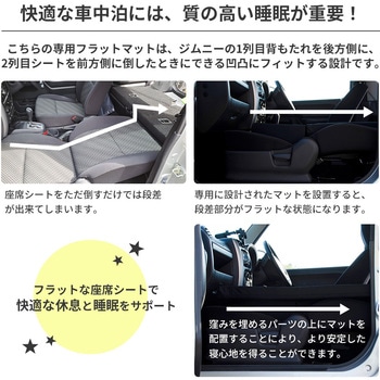 車中泊座席シートフラットマット セルタン