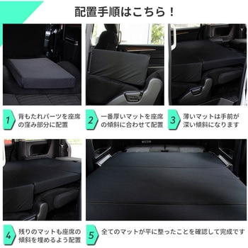 車中泊座席シートフラットマット セルタン