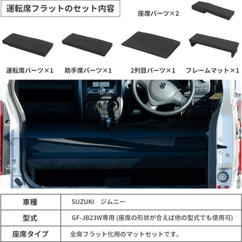 車中泊座席シートフラットマット セルタン