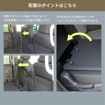 車中泊座席シートフラットマット セルタン