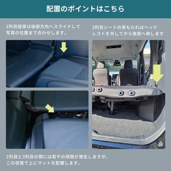車中泊座席シートフラットマット セルタン