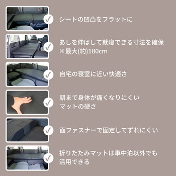 車中泊座席シートフラットマット セルタン