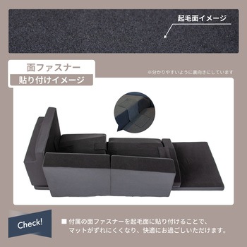 車中泊座席シートフラットマット セルタン