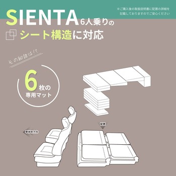 車中泊座席シートフラットマット セルタン