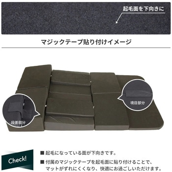 車中泊座席シートフラットマット セルタン