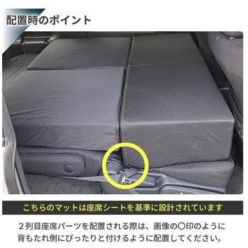 車中泊座席シートフラットマット セルタン