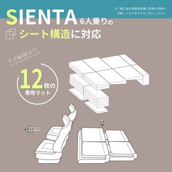 車中泊座席シートフラットマット セルタン