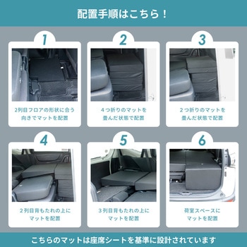 車中泊座席シートフラットマット セルタン