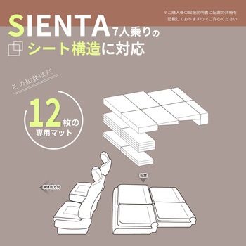 車中泊座席シートフラットマット セルタン