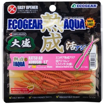 エコギア熟成アクア 活アジコムシ 1.7インチ (大盛) ECOGEAR