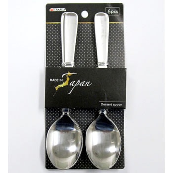 ステンレスデザートスプーン 6PCS TAKAGI(高儀)
