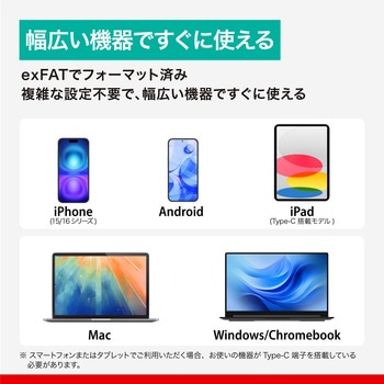 USB3.2(Gen1)対応 Type-AC両対応 回転式USBメモリー 64GB ホワイト - BUFFALO(バッファロー)