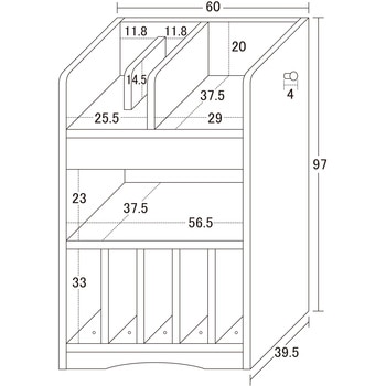 ランドセルラック JOY クロシオ