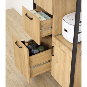 アート食器棚60-100 クロシオ