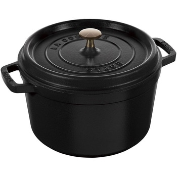 ストウブ グランドココット 20cmブラック STAUB(ストウブ)