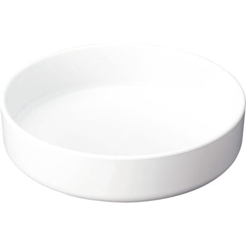 JE メラミンラウンドディッシュ  21cm  ホワイト TKG