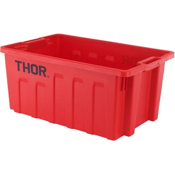 TRスタッカブルトートボックス(フタ無)40L  レッド - TRUST