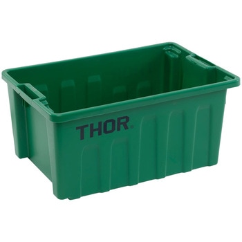TRスタッカブルトートボックス(フタ無)40L  グリーン TRUST