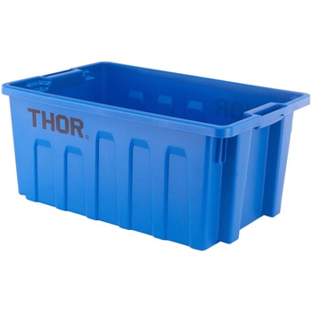 TRスタッカブルトートボックス(フタ無)40L  ブルー TRUST