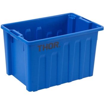 TRスタッカブルトートボックス(フタ無)55L  ブルー - TRUST