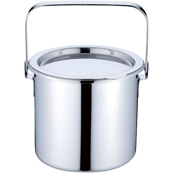 UK 18-8アイスバケット/ストレートS 1．3L - YUKIWA(ユキワ/三宝産業)