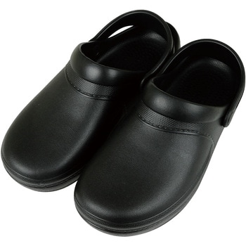 紳士ラバー付クロックサンダル ブラック M アスカ商事