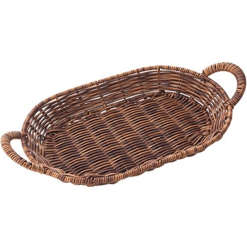 PP小判バスケット耳手付ブラウンマーブル27型 トーダイ