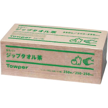 タウパー ジップ 茶(1ケース12束入) トライフ(旧 東海加工紙)