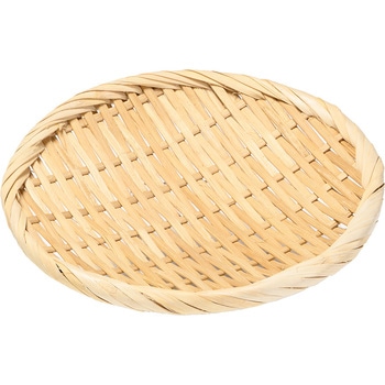 竹製 丸盆ザル(並)18cm 萬洋