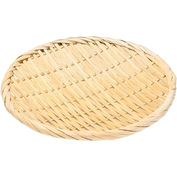 竹製 丸盆ザル(並)21cm 萬洋