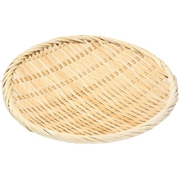 竹製 丸盆ザル(並)27cm 萬洋