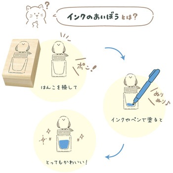 ミニスタンプ インクのあいぼう ビバリー