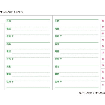 大きく書けるフラワーアドレス - ダイゴー