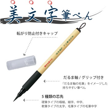 美文字筆ペン 2本セット 呉竹