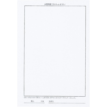 水書紙セット A4 2枚組(不織布) - アーテック[学校教材・教育玩具]