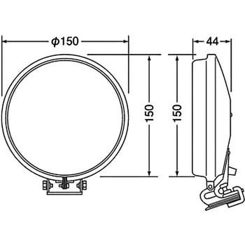 141型ハロゲンフォグランプ単品 KOITO トラック用フォグランプ(補助ランプ) 【通販モノタロウ】