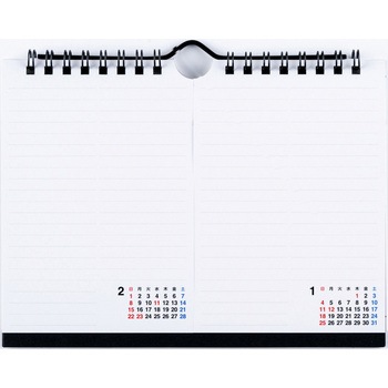2026年度版エコカレンダー壁掛・卓上兼用B7×2面 高橋書店