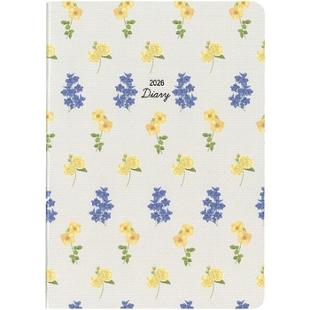 2026 MILLダイアリー A6 Monthly FLEURS ダイゴー